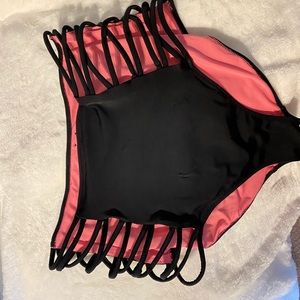 High rise bikini bottoms